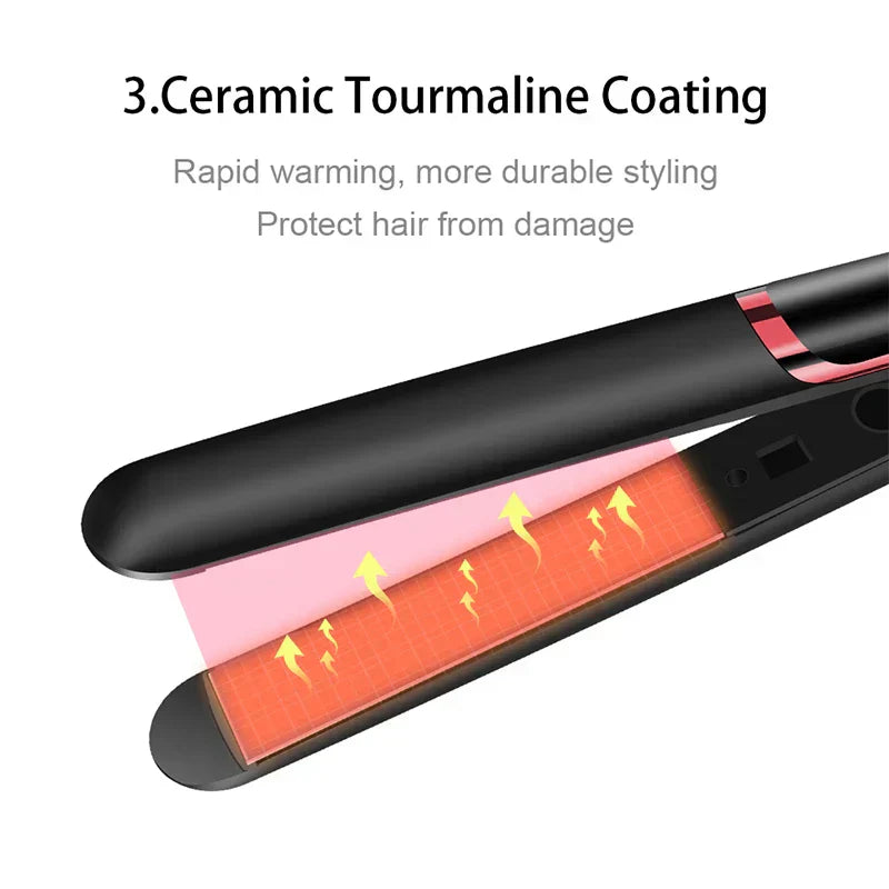 Ceramic Ionic Flat Hair Straightener White