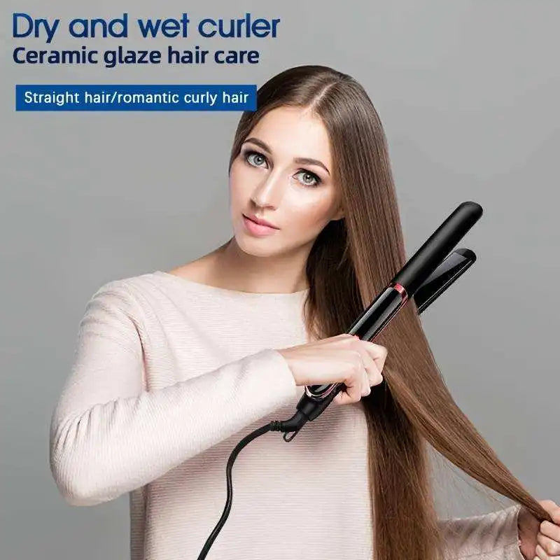 Ceramic Ionic Flat Hair Straightener White